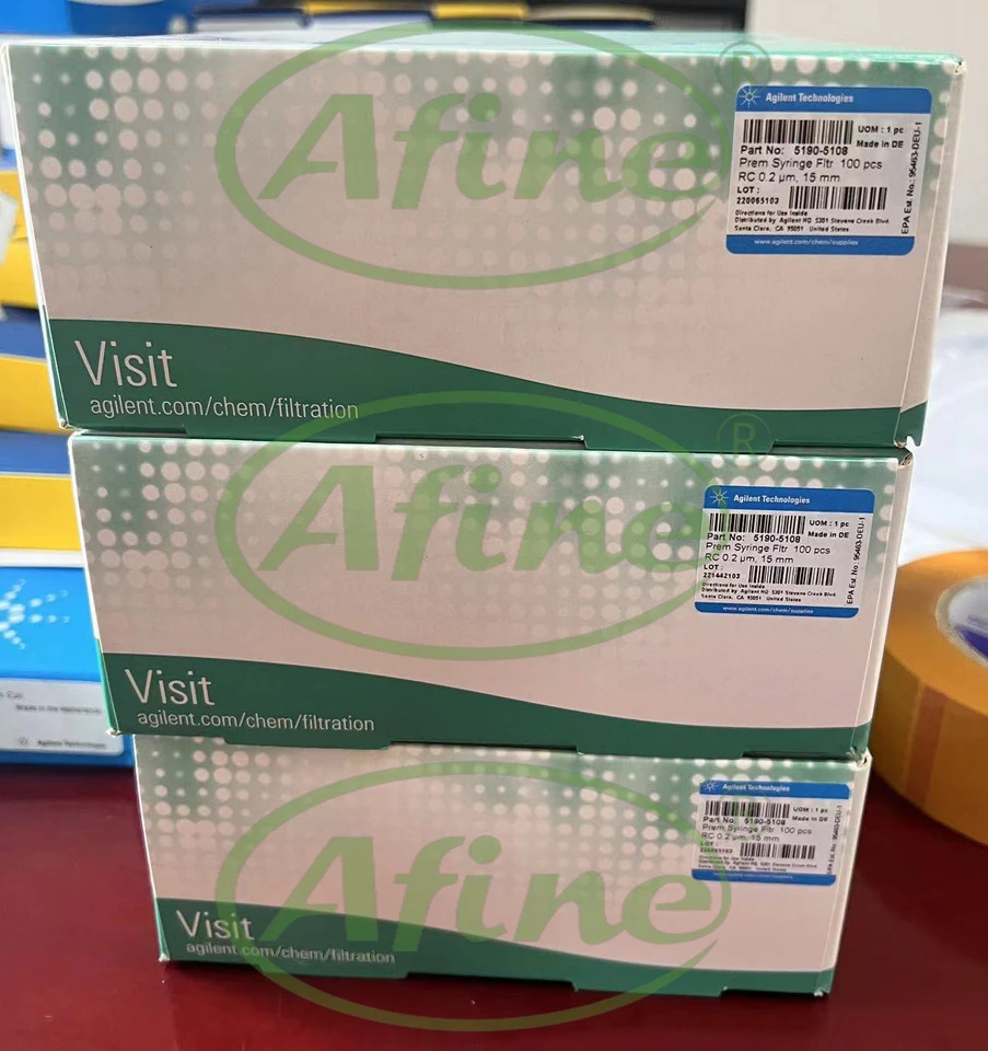 AFINE 애질런트 캡티바 니들 필터 폴리프로필렌 쉘 셀룰로오스 RC 막 5190-5108 0.2 m100/pkg