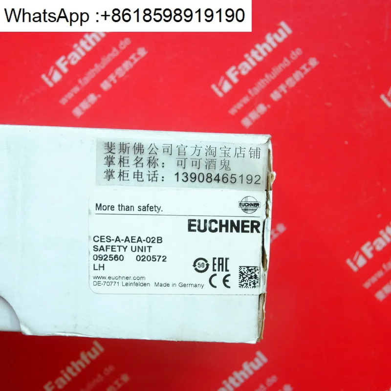 Euchner 092560 안전 릴레이 CES-A-AEA-02B