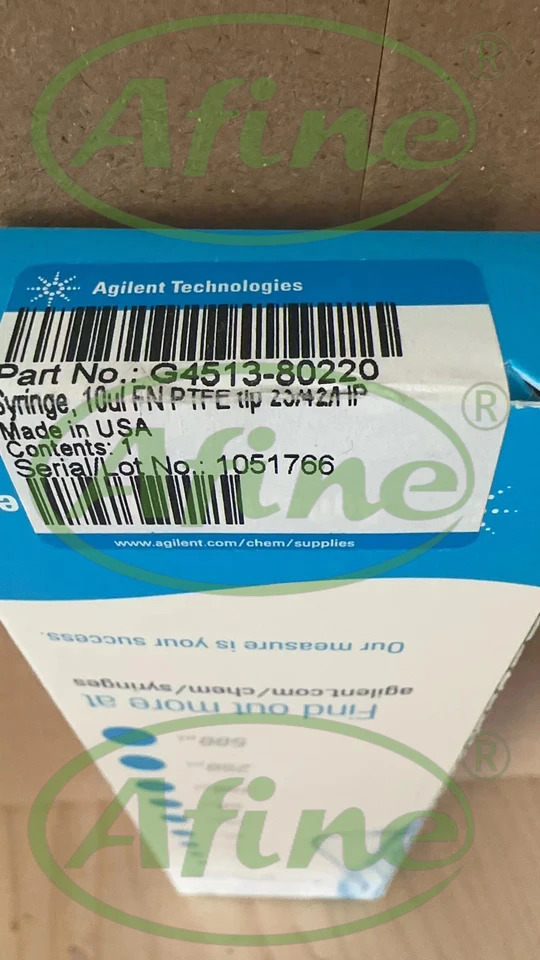 AFINE Agilent GC 오토샘플러 주사기 G4513-80220 ALS 고정 팁 테이퍼 PTFE 푸셔L 23 42