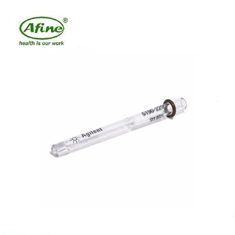AFINE Agilent 비활성 입구 라이너 저압 강하 유리 울 5190-3169 25/pk