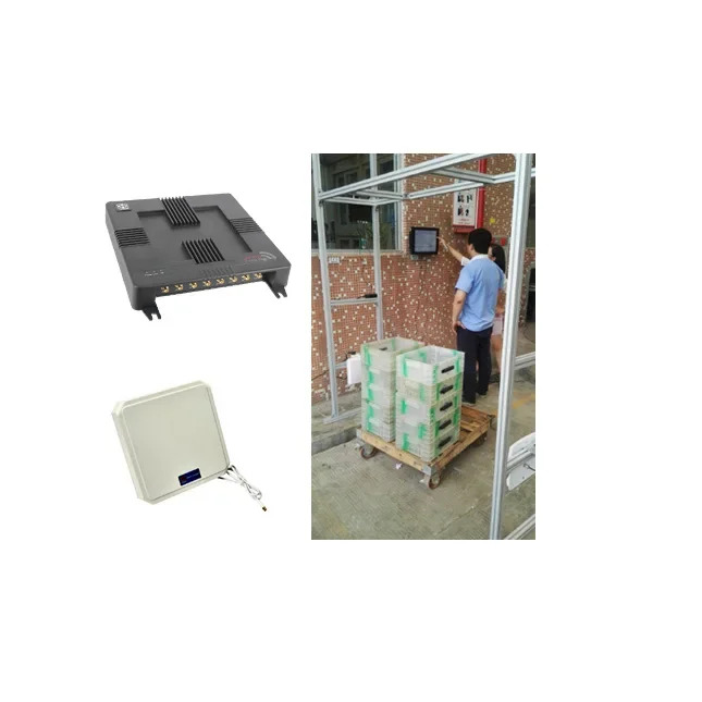 장거리 판독 범위 RFID 시스템 UHF 리더 RS232 RJ45 TCP/IP 통신 8 안테나 포트