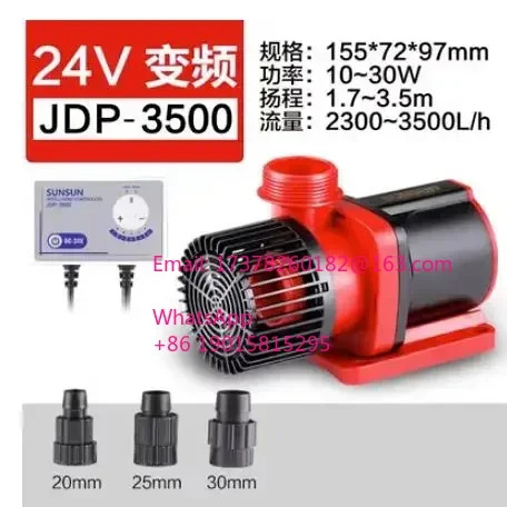 인버터 순환 워터 펌프 JDP-3500 6000 10000 18000 안전 DC 24V 조정 가능잠수정 펌핑 기계