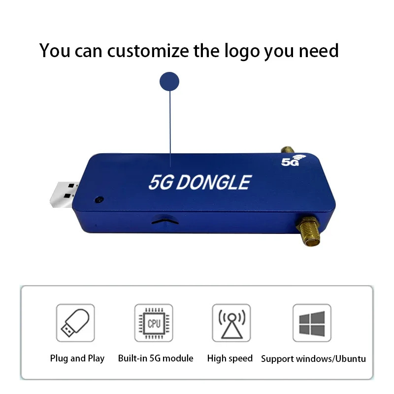 SIM 슬롯 USB 동글 고속 5G LTE 탈착식 외부 5g 안테나 산업LTE 개인용
