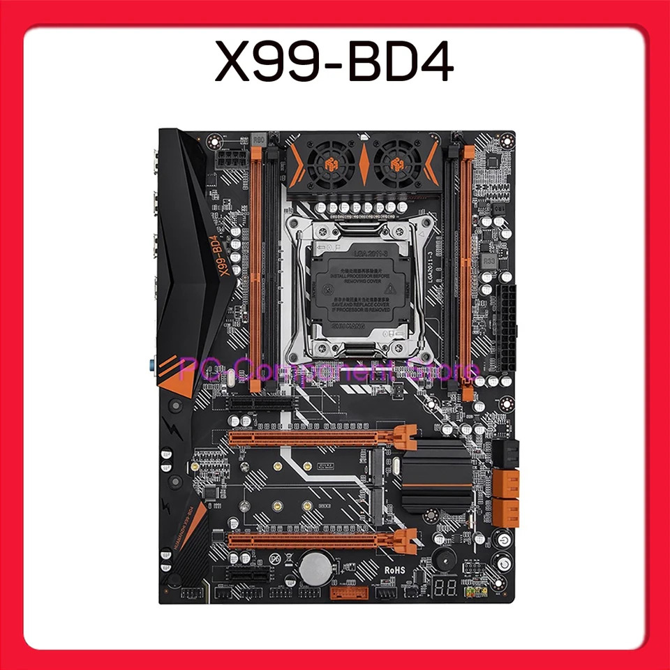 HUANANZHI 서버 메인보드 X99 LGA 2011-3 4 채널 X99-BD4