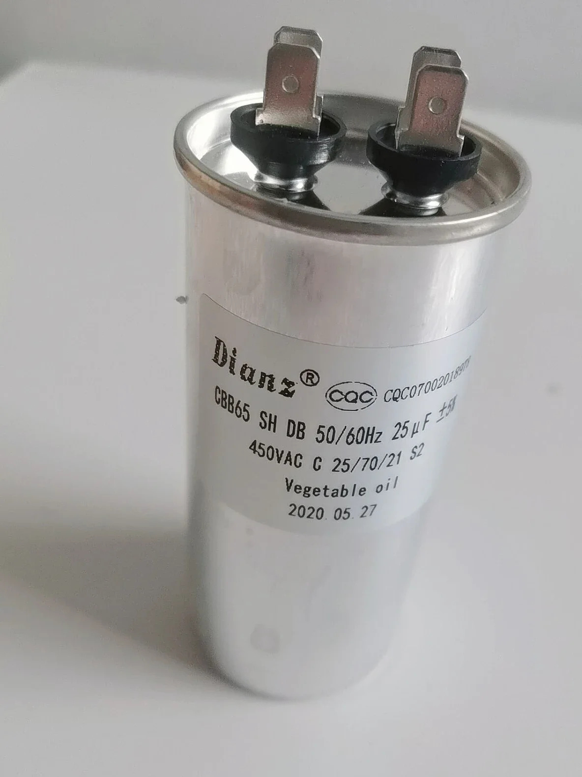 DIANZ CBB65 SH DB 20/25/30/35/40/50UF V 450V 이삽입 플랫 바닥 커패시터