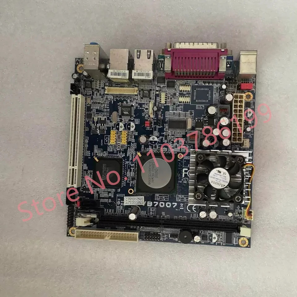 VIA 산업제어 마더보드 Mini-ITX POS 17x17 듀얼 네트워크 카드 DDR2 VB7007
