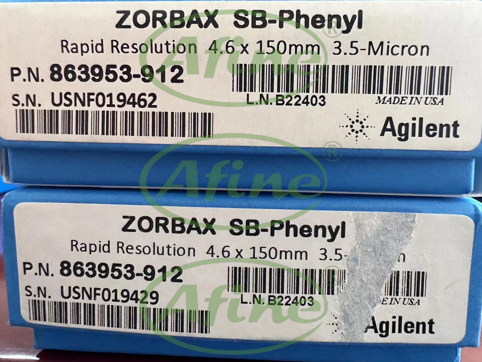 AFINE Agilent 863953-912 ZORBAX RR StableBond Pheny 컬럼 4.6x150mm3.5 m