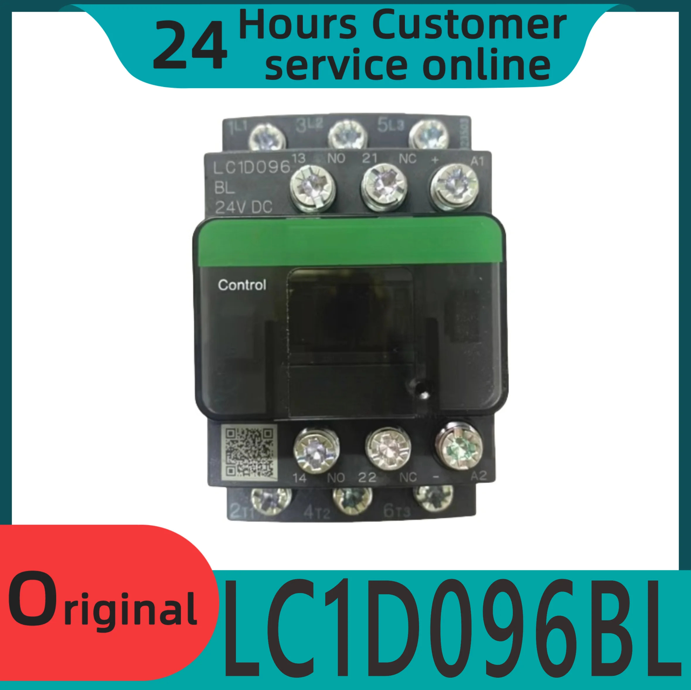 오리지널 3극 접촉기 LC1D096BL 9A 24VDC