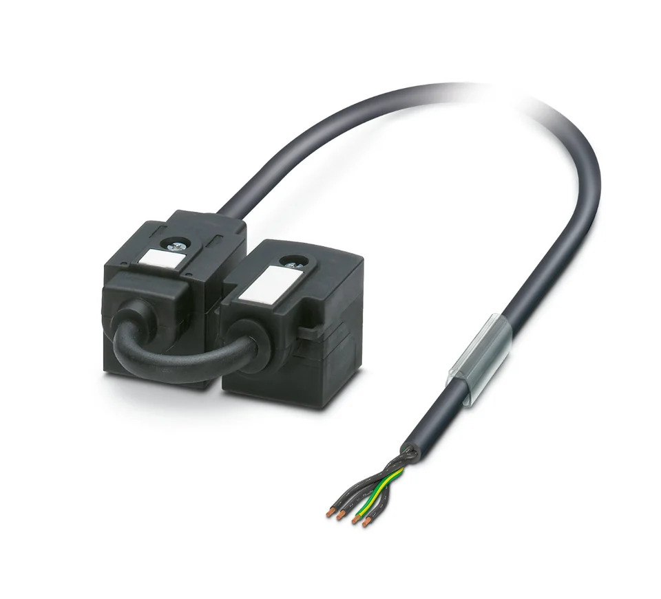 듀얼 밸브 커넥터 케이블 SAC-100/02-116 2XBI-1L-Z-1458457