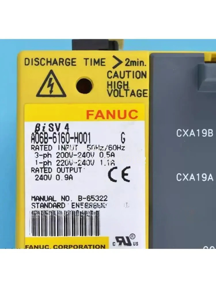 A06B-6160-H001 Fanuc 리퍼 드라이브 작동 기능 OK
