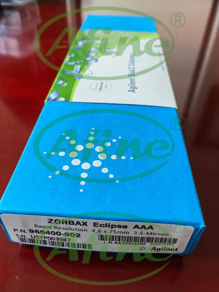 AFINE Agilent 966400-902 ZORBAX Eclipse AAA 컬럼 4.6x75mm 3.5 m