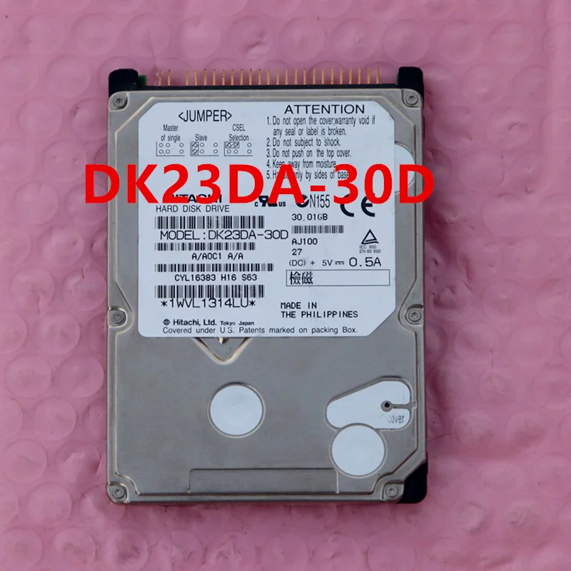 HITACHI오리지널 하드 HEJ425030F9AT00 DK23DA-30D 30GB IDE 2.5 인치 5400RPM 2MB 노트북 HDD 거신