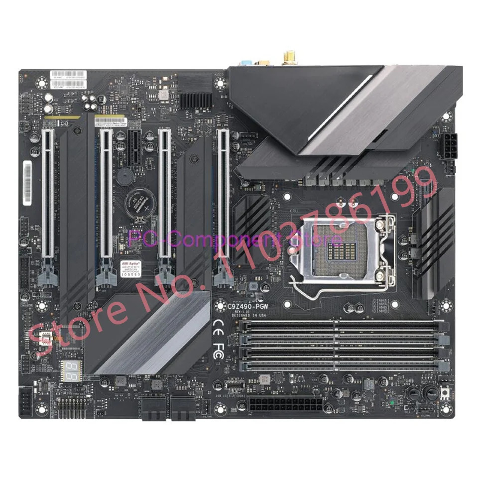 Supermicro 데스크탑 오버클럭 WiFi 마더보드C9Z490-PGW세대 코어 i9 i7 i5 i3 LGA-1200 DDR4-293Hz PCI-E3.0 M.2