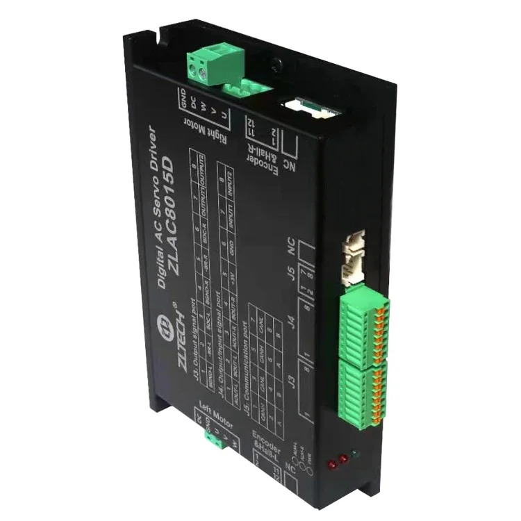 ZLTECH 모바일 로봇브러시리스 AC 서보모터 드라이버 CE RoHS CANopen RS485 3상24V 48V 듀얼 채널 DC 30A 500W