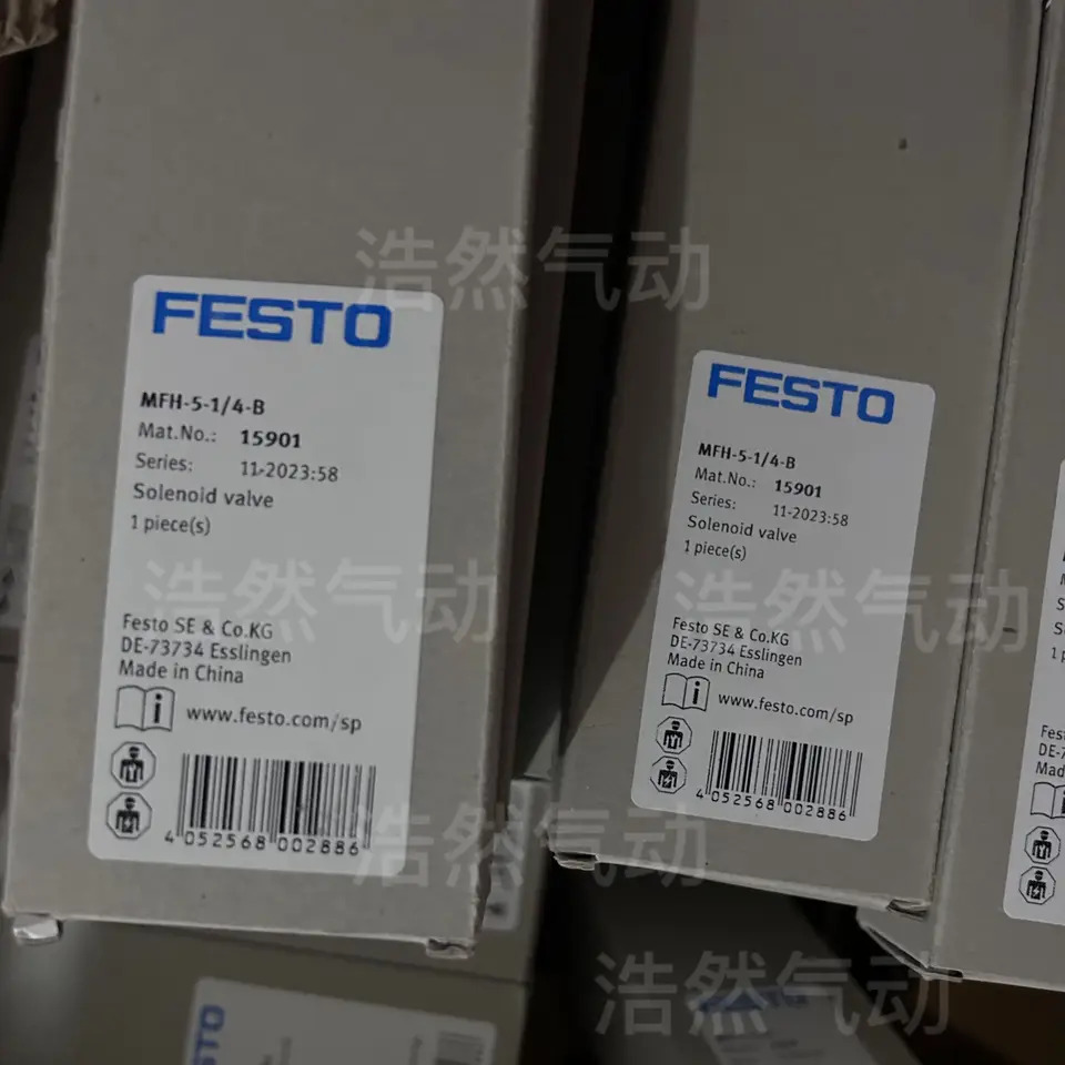 독일 FESTO Festo 고주파 솔레노이드 밸브 MHE3-MS1H-3/2G-1/8-K 525149 포장