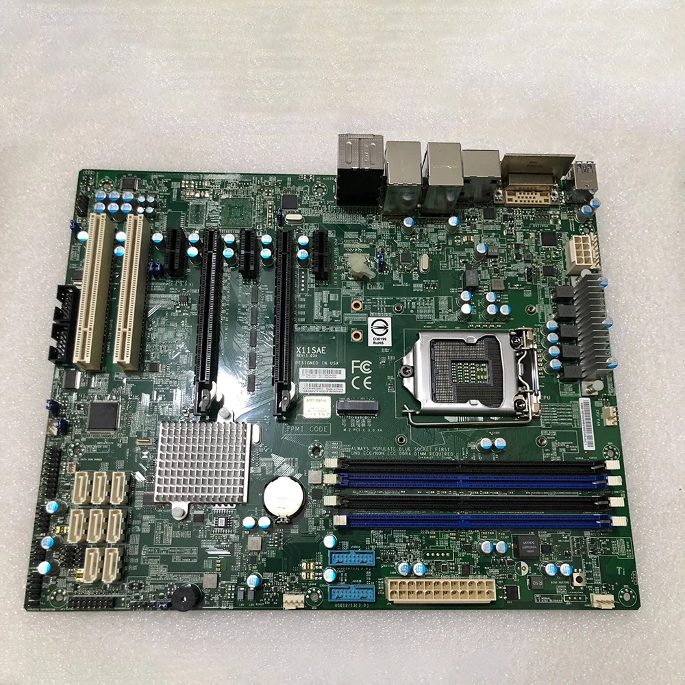 Supermicro 워크스테이션 마더보드 C236 LGA1151 칩셋X11SAE