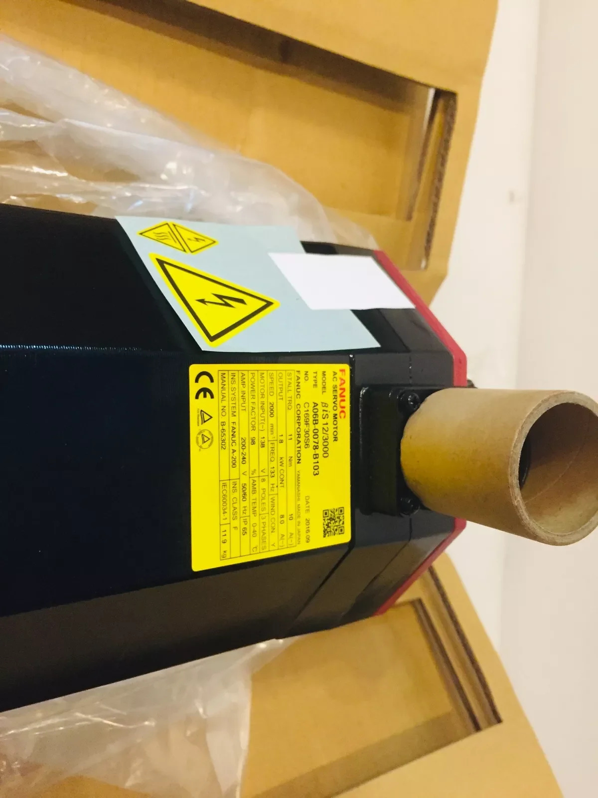 A06B-0078-B103 Fanuc AC 서보모터 12개월 A06B0078B103