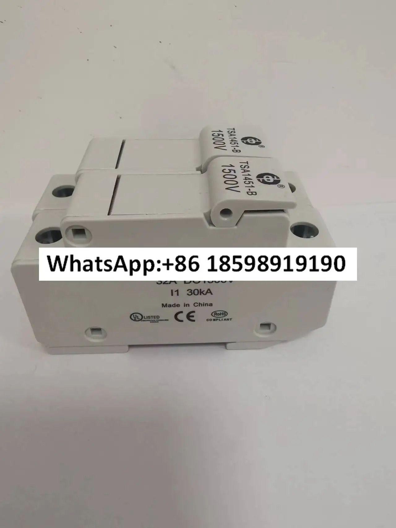 퓨즈 홀더 TSA1451 B 1500VDC 32A 14X51 태양광 발전퓨즈