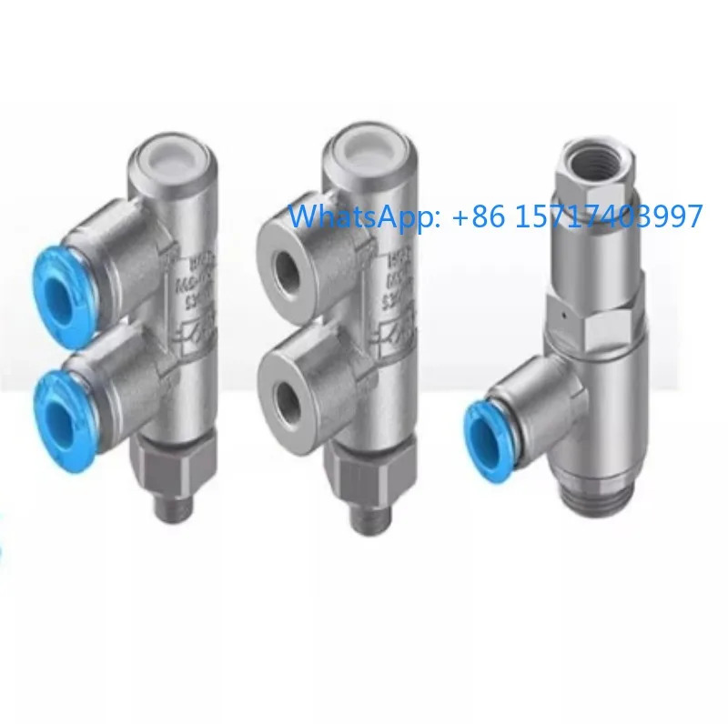 스로틀 HGL-M5-B/- 1/8-1/4-3/8 -1/2 - QS 4/6/8 B 체크밸브