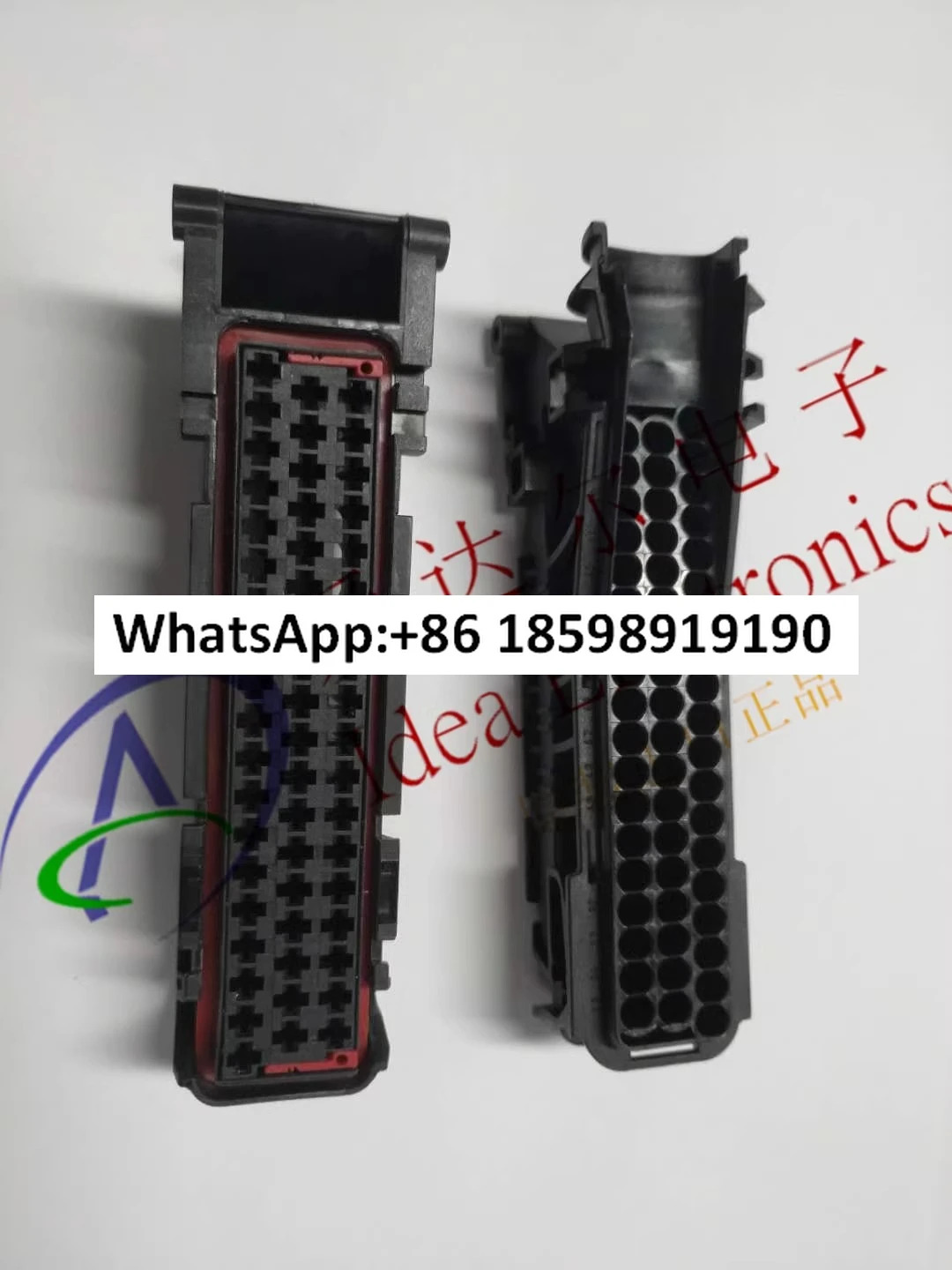 828907-1 55P 쉘 외장 2열 인라마운트 검정색