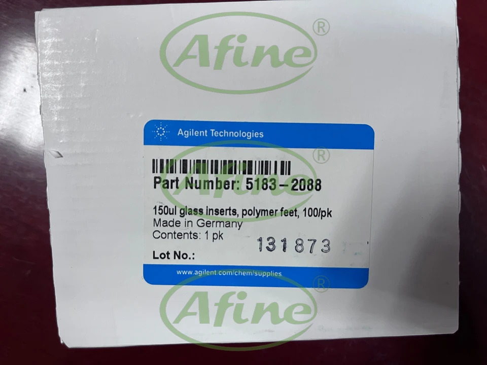 AFINE Agilent 바이알 인서트 폴리머 발 유리 크기 4.8x28mm 5183-2088 150 마이크로리터