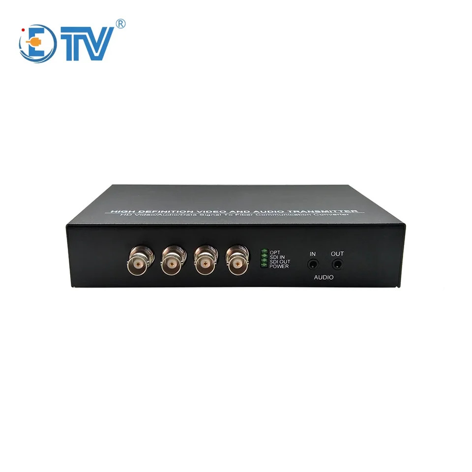 네트워크 데이터 오디오 인터페이스 ETV 4ch HD SDI 광섬유 확장기