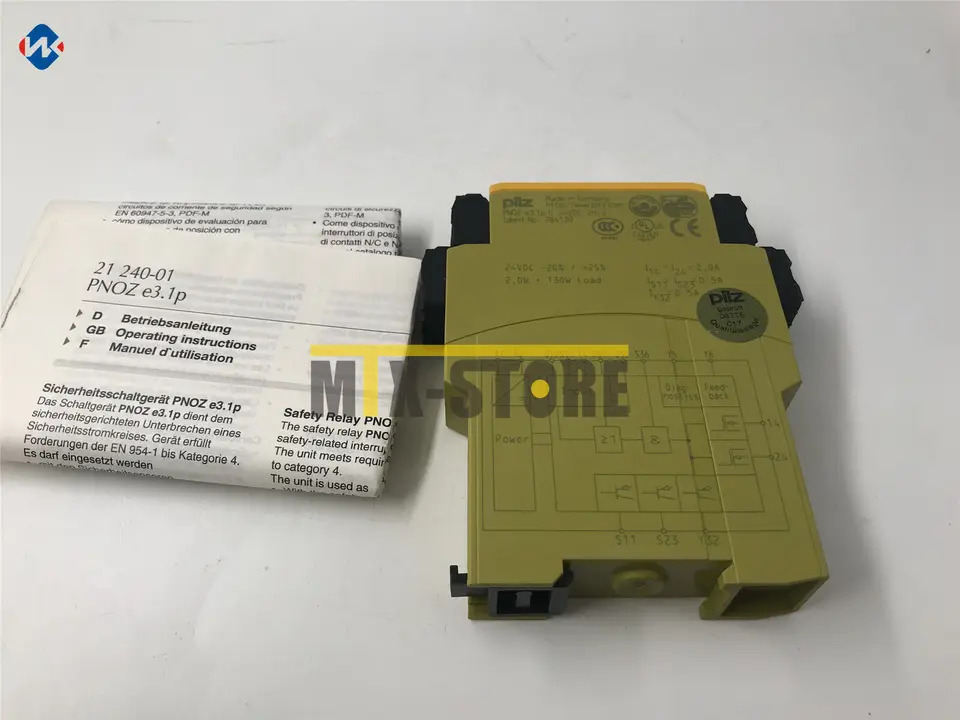Pilz 릴레이 PNOZ e3.1p c 24VDC 2n/o 784139