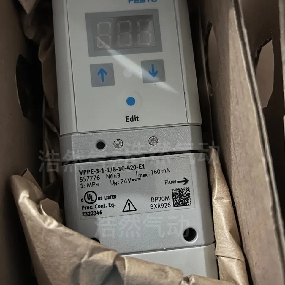 FESTO 557776 비례 압력 조절기 VPPE- 3-1-1/8-10-420 -E1