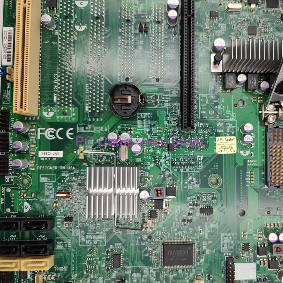 Supermicro 서버 마더보드 C202 칩셋 LGA 1155 지원 Xeon E3-1230V2 4 기가비트 이더넷X9SCL-LN4