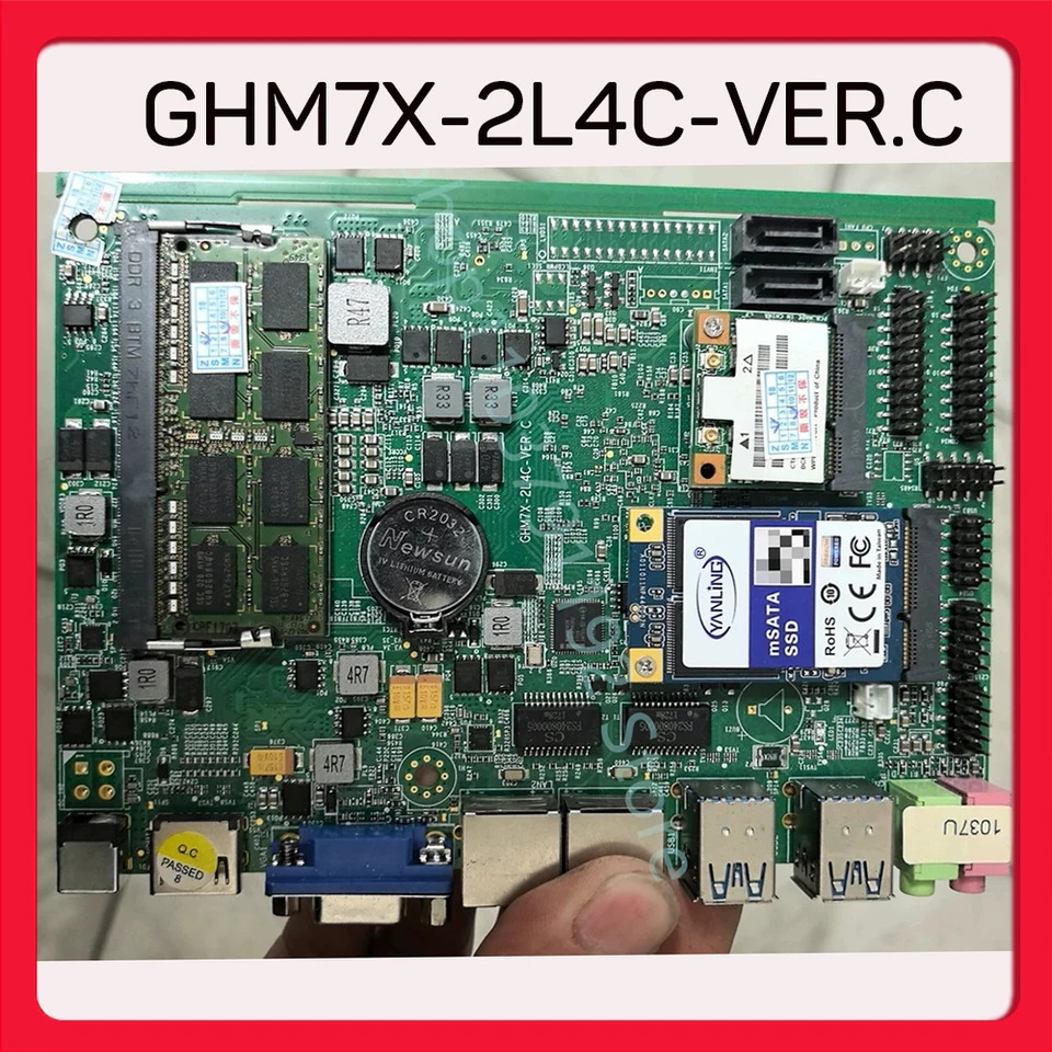 산업제어 마더보드듀얼 네트워크 포트 GHM7X-2L4C-VER.C