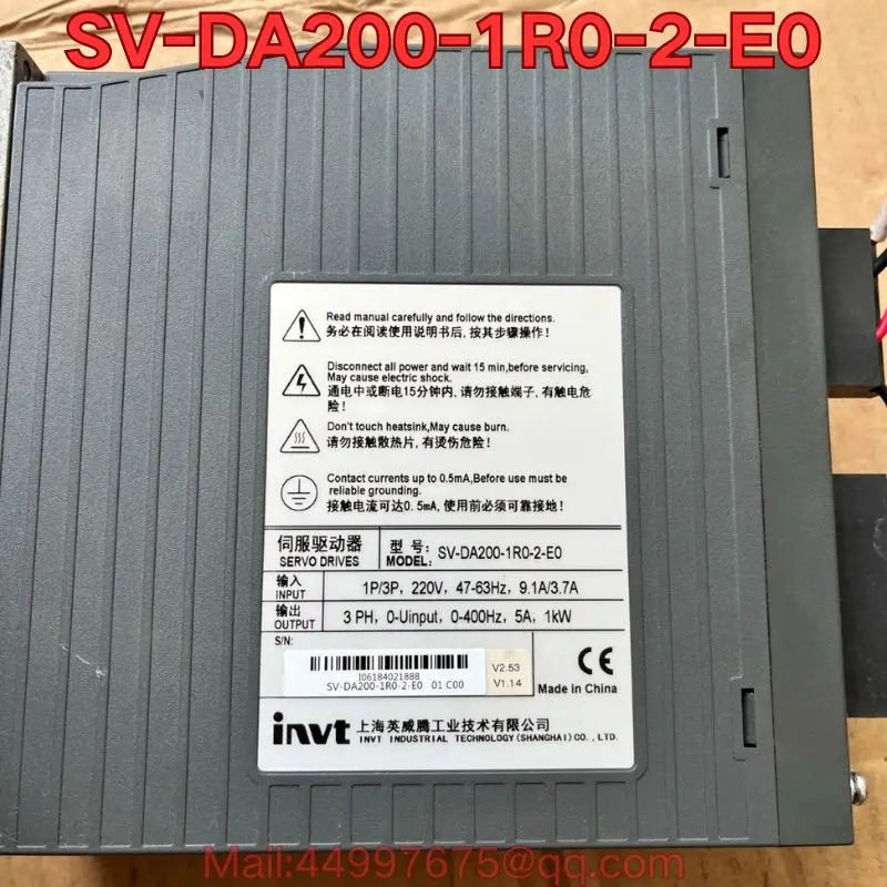 리퍼 SV-DA200-1R0-2-E0 서보 드라이브 기능 리퍼가 정상