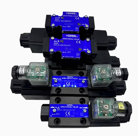 YUKEN 전자기 방향 밸브 DSG-01-3C4-D24-51T DSG-01-3C4-A220-51T DSG-01-3C60-D24-51T DSG-01-3C60-A220-51T