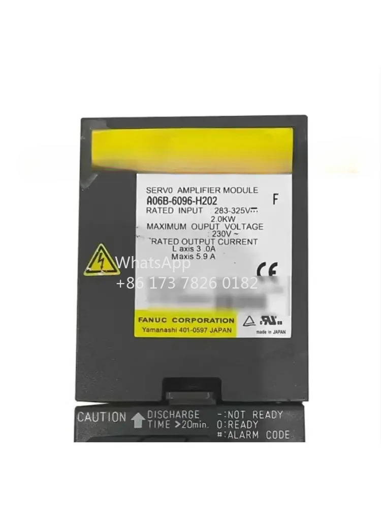 A06B-6096-H202 리퍼 드라이브 작동 기능 OK
