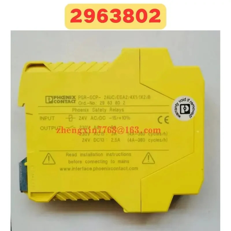오리지널 안전 릴레이 2963802 PSR-SCP-24UC ESA2 4X1 1X2 B 신