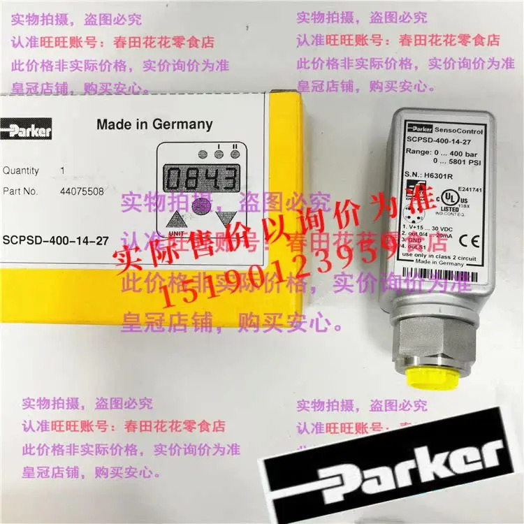 Parker SCPSD-400-14-27 디지털 센서 SCPSD4001427