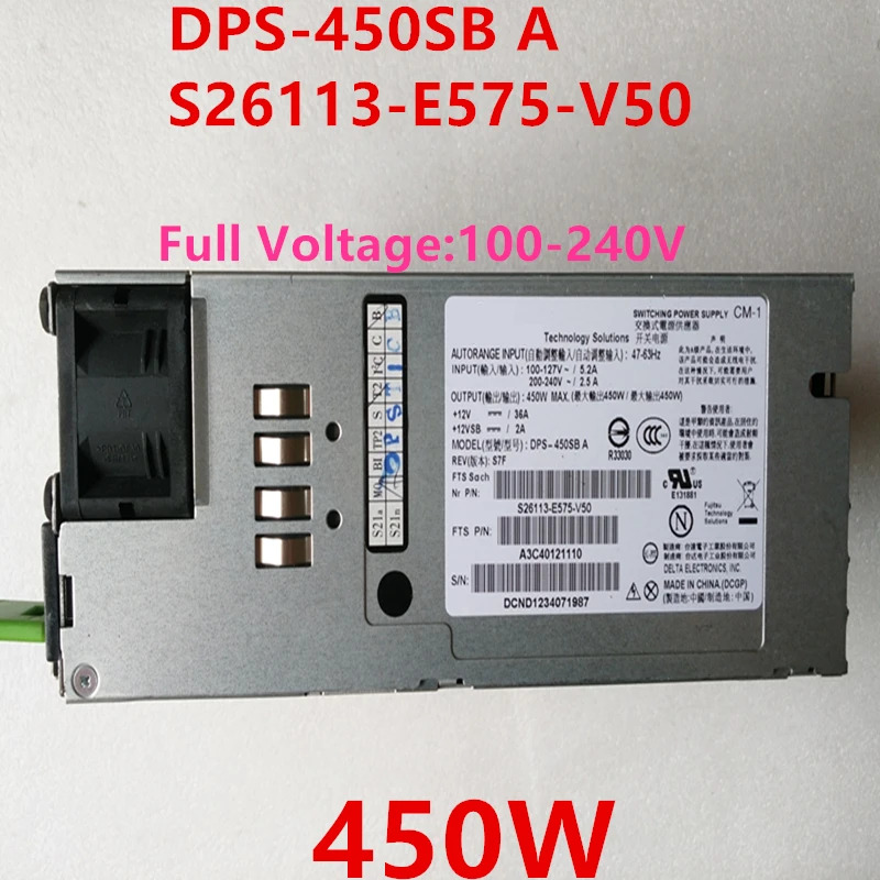 Fujitsu RX200s7 RX300S7 PSU 전원공급장치 DPS-450SB A S26113-E575-V50 12V 36A 450W 신