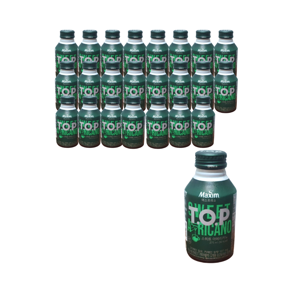 맥심 티오피 스위트 아메리카노 275ml x24캔 캔커피 - 상품 이미지