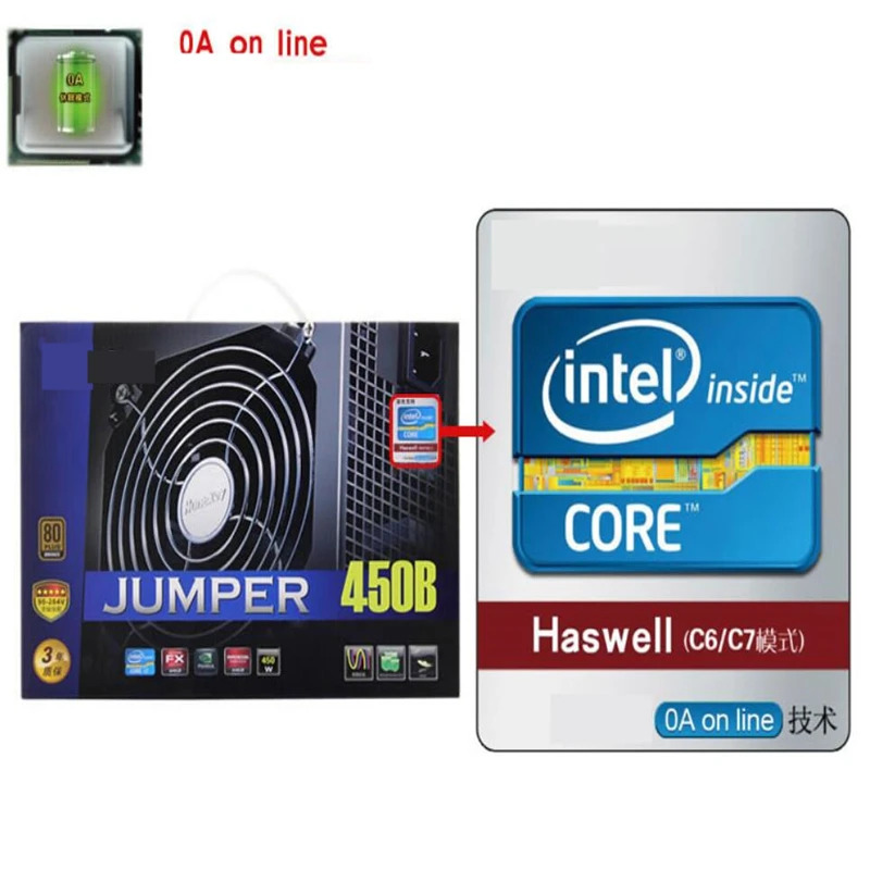 헌트키 액티브 PFC 80 플러스 브론즈PSU 450W 전원공급장치 점퍼 450B HK550-35FP
