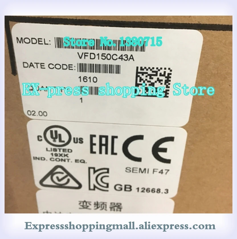 VFD150C43A-21 380V 15KW VFD-C 인버터 신규