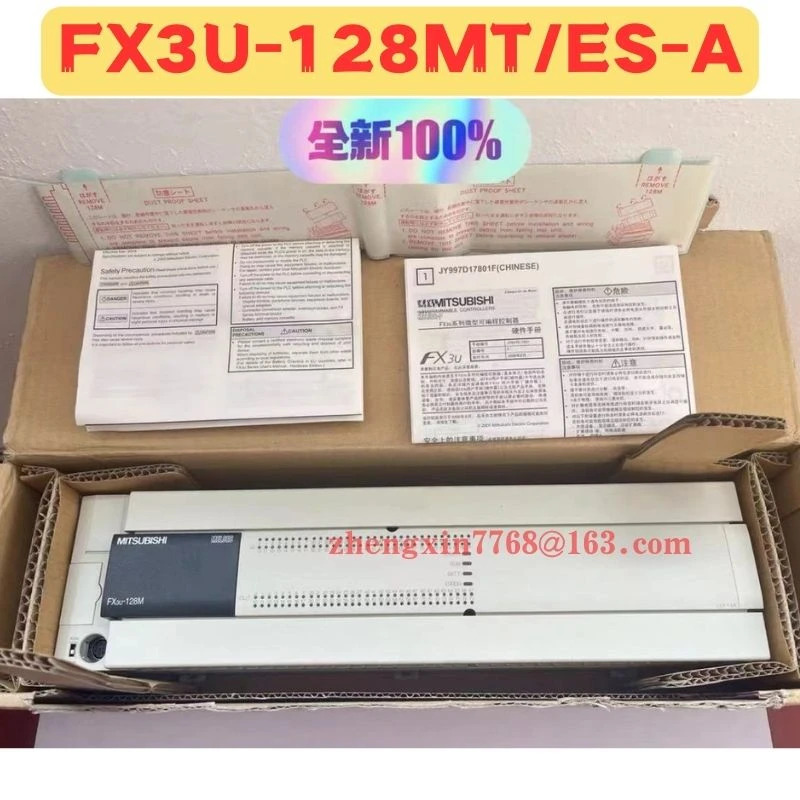 오리지널 FX3U-128MT/ES-A FX3U-128MT ES-A PLC 신