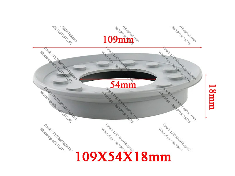 5PCS 0387540039 H 상부 고무 씰링 교체 흡입 플레이트 SCM 컵109x54x18mm 패드