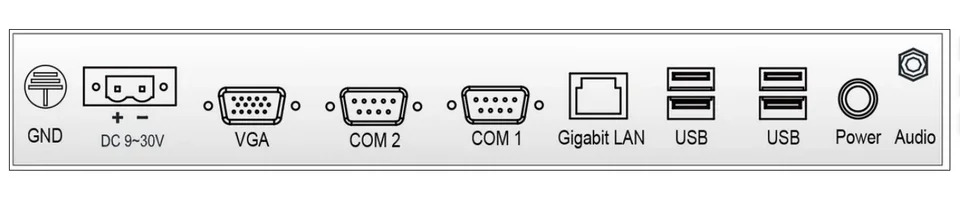 TPC-8170E 17 인치 XGA TFT LCD 저항성 터치 스크린 산업패널 PC