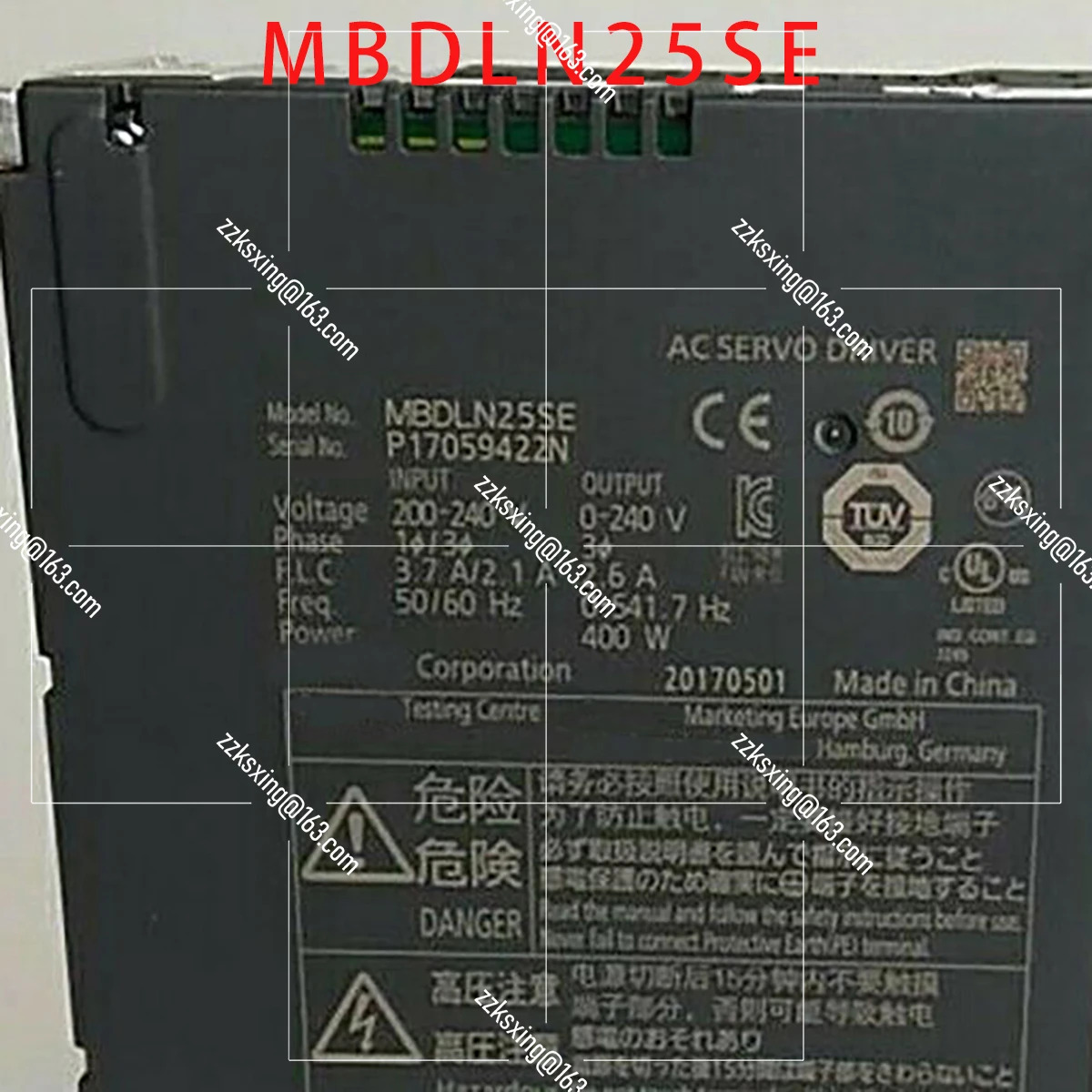 오리지널 AC 서보 드라이버 MBDLN25SE 신