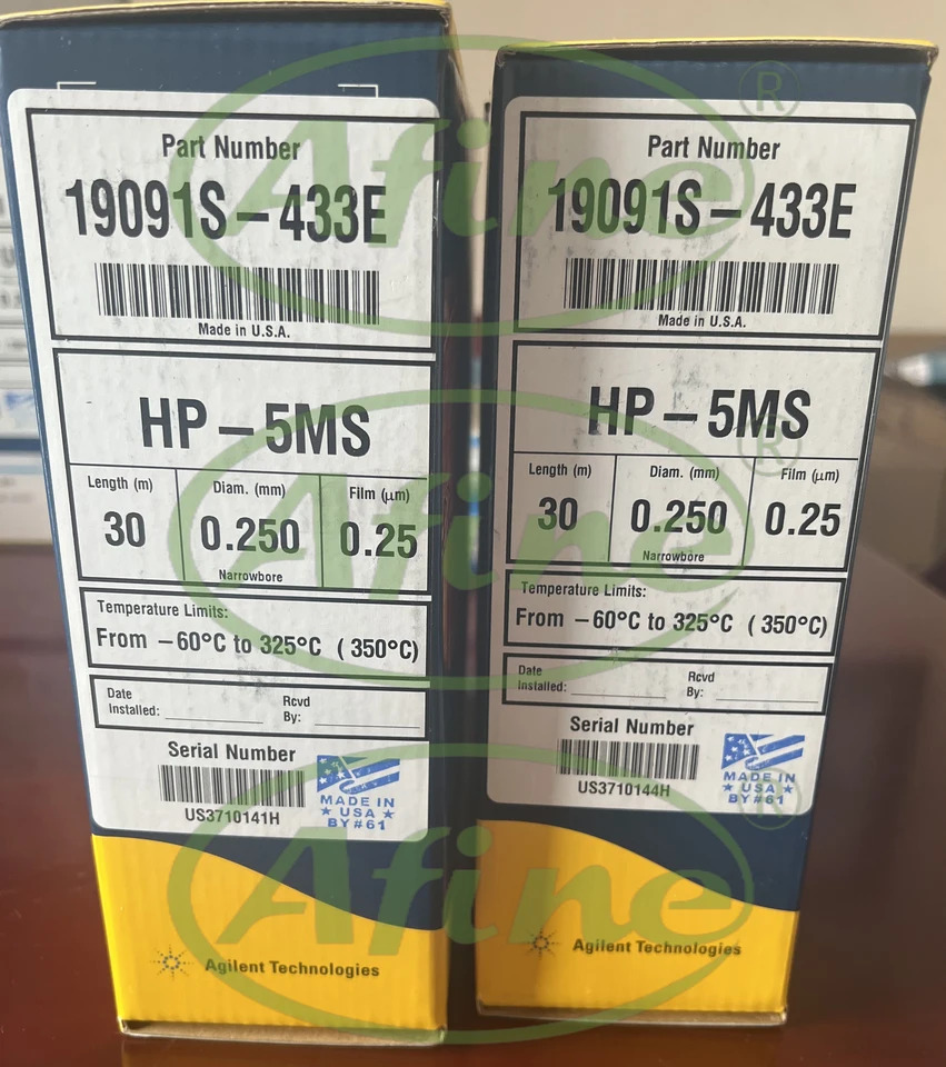 AFINE Agilent J W hp호환-5ms GC 럼 19091S-433E 30 m 0.25mm 0.25 미크론 5 인치 케이지