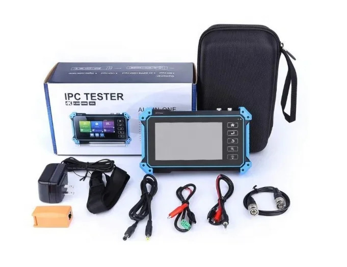 CCTV 카메라 테스터 올인원 IPC5100plus DC12V 출력 POE 와이어 트래커 5 인치 4k