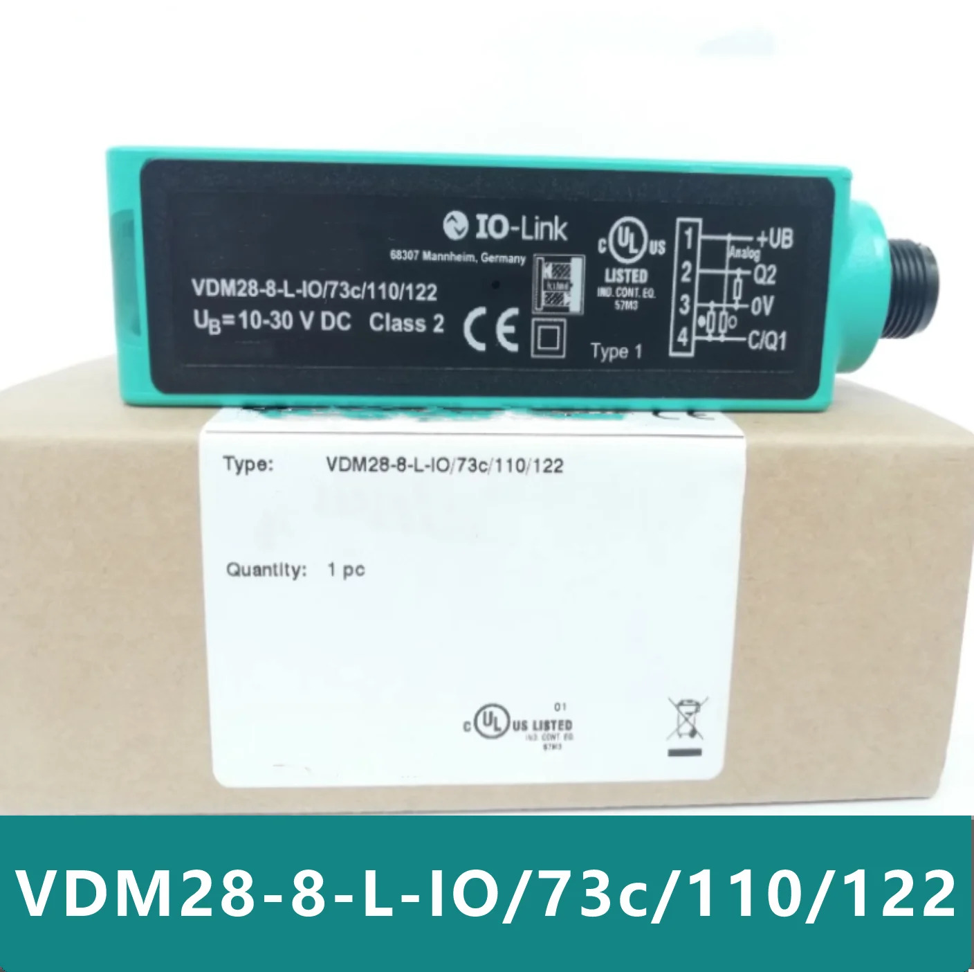 오리지널 거리 센서 VDM28-8-L-IO 73c 110/122 신