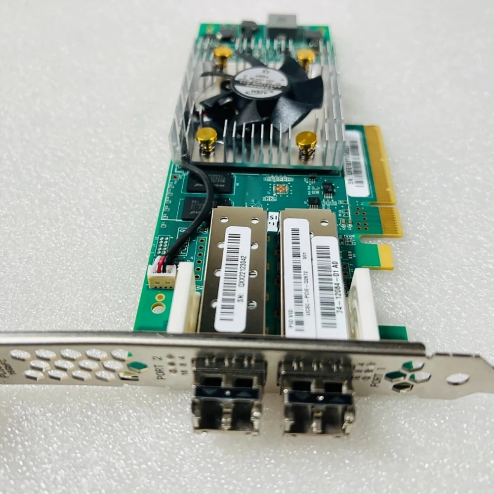 QLOGIC QLE2672 UCSC-PCIE-Q2672 광섬유 카드 QLE2672-CSC 16GB 듀얼 채널