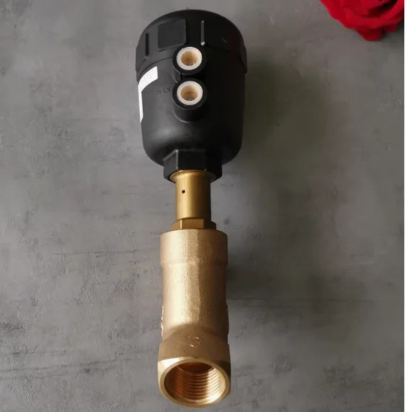 Burkert 스테인레스 스틸 앵글 시트 밸브 공압 2000A 25.0 PTFE RG G1 00007225