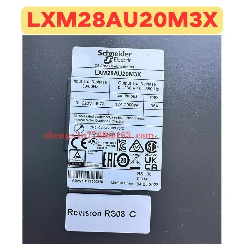 오리지널 서보 드라이브 LXM28AU20M3X 신