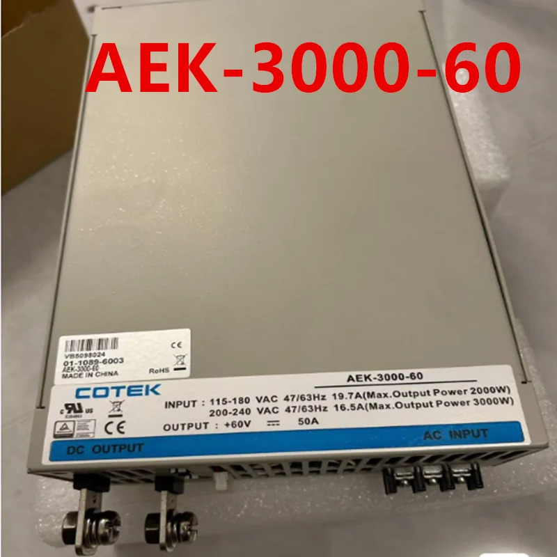 COTEK AEK-3000 전원공급장치 AEK-3000-60 오리지널 신 60V50A 3000W